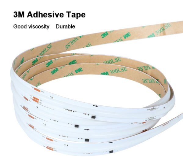 RGBIC Dreamcolor Flex COB Stripe tira de luces Adressable Programable 12 24 volt Digital RGB IC Led Strip Light for Wall Ceiling