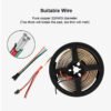 RGBIC Dreamcolor Flex COB Stripe tira de luces Adressable Programable 12 24 volt Digital RGB IC Led Strip Light for Wall Ceiling